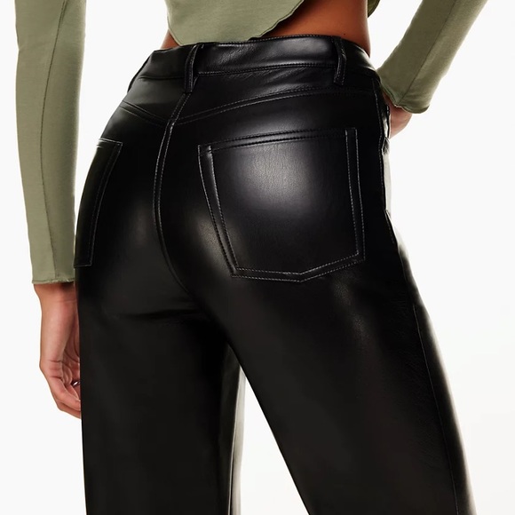 Aritzia Melina Pant - Sz 4 Black Regular Length - Picture 7 of 10